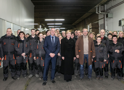 Predsjednica Republike posjetila Drvoproizvod